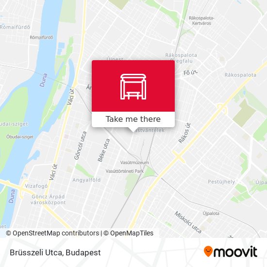 Brüsszeli Utca map