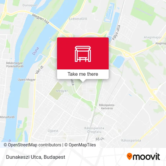 Dunakeszi Utca map