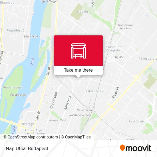Nap Utca map