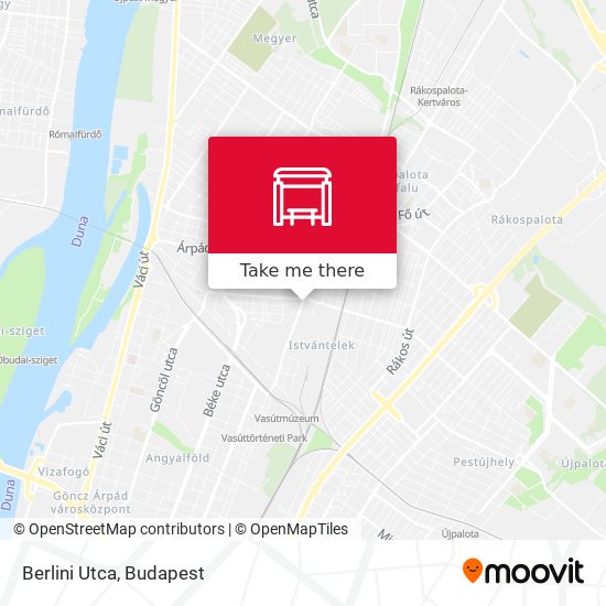 Berlini Utca map