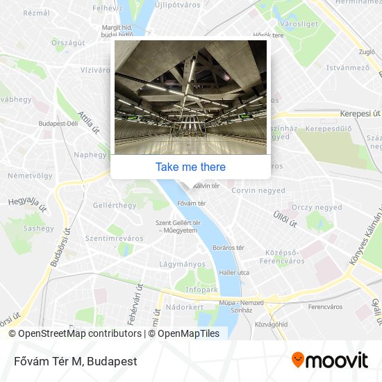 Fővám Tér M map