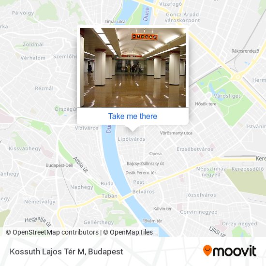 Kossuth Lajos Tér M map