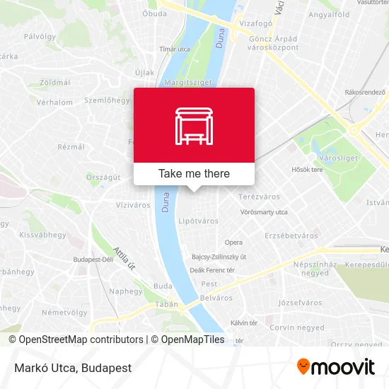 Markó Utca map