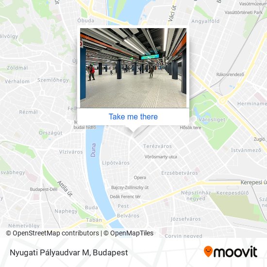 Nyugati Pályaudvar M map