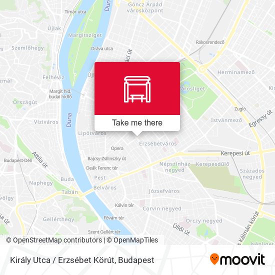 Király Utca / Erzsébet Körút map