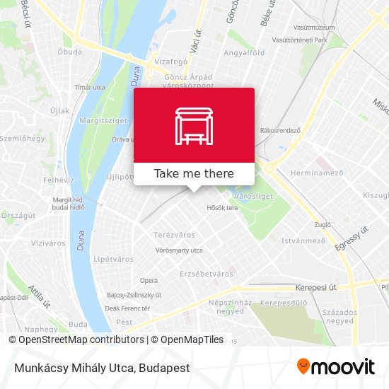 Munkácsy Mihály Utca map