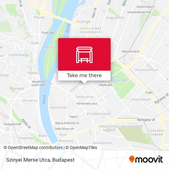 Szinyei Merse Utca map