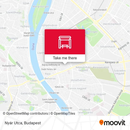 Nyár Utca map