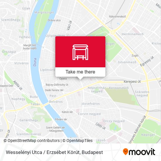 Wesselényi Utca / Erzsébet Körút map