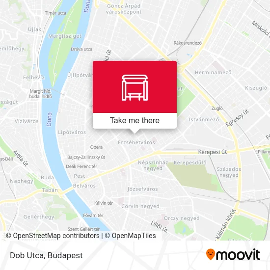 Dob Utca map