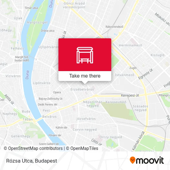 Rózsa Utca map