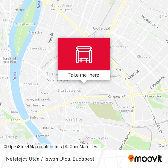 Nefelejcs Utca / István Utca map