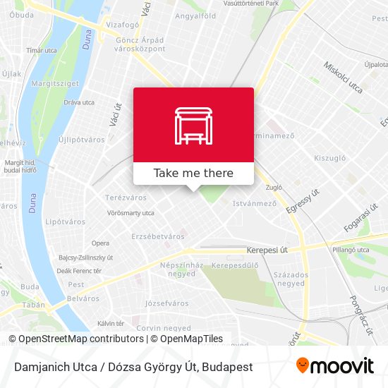 Damjanich Utca / Dózsa György Út map