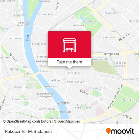 Rákóczi Tér M map