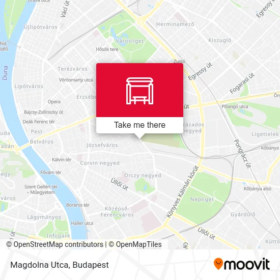 Magdolna Utca map