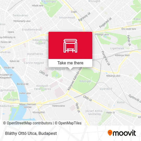 Bláthy Ottó Utca map