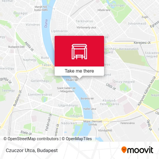 Czuczor Utca map