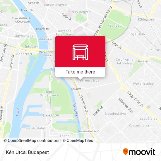 Kén Utca map