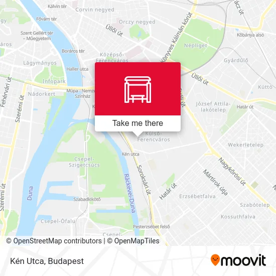 Kén Utca map
