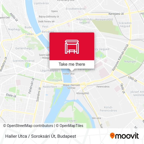 Haller Utca / Soroksári Út map
