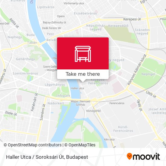 Haller Utca / Soroksári Út map