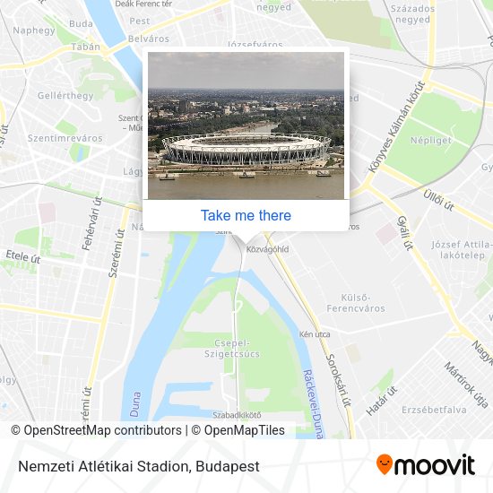 Nemzeti Atlétikai Stadion map