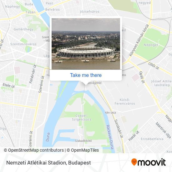 Nemzeti Atlétikai Stadion map