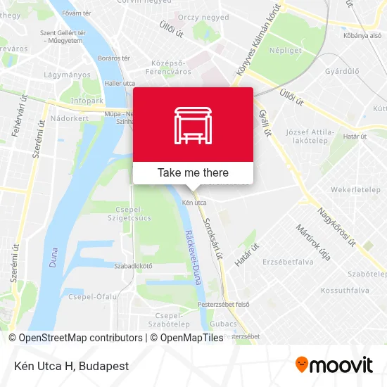 Kén Utca H map