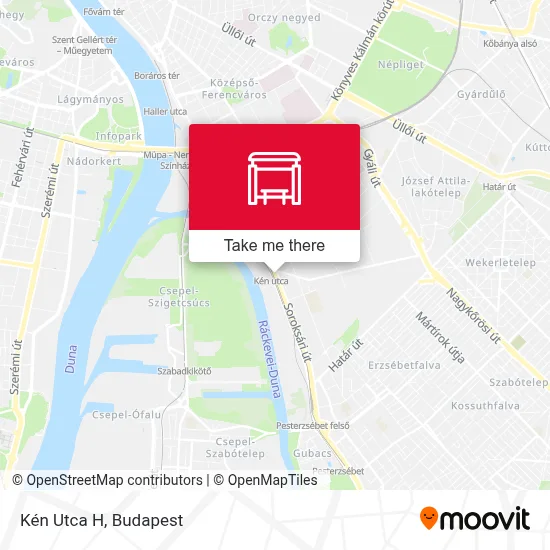 Kén Utca H map