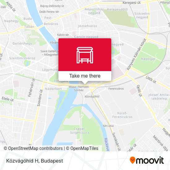 Közvágóhíd H map