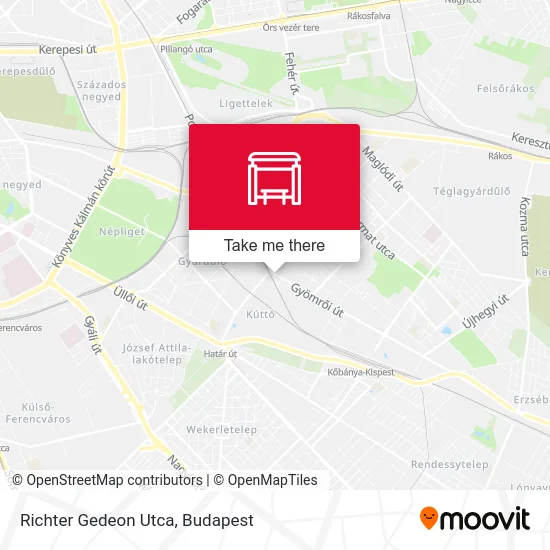 Richter Gedeon Utca map