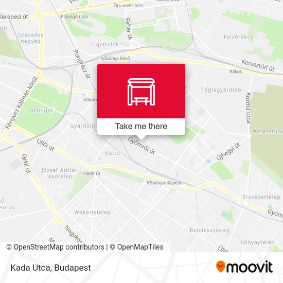 Kada Utca map