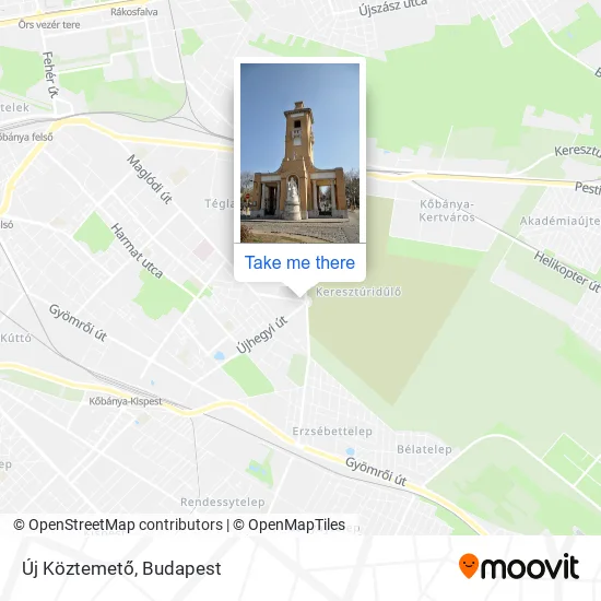 Új Köztemető map