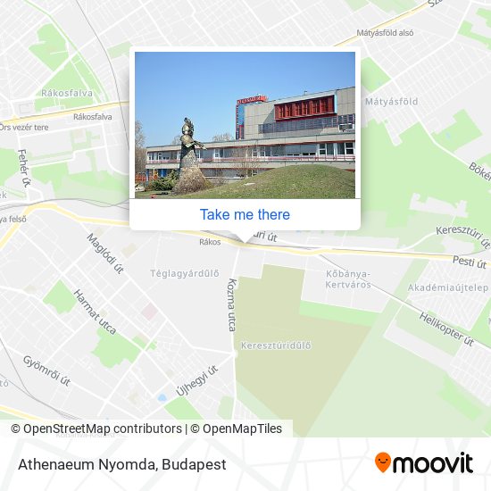 Athenaeum Nyomda map
