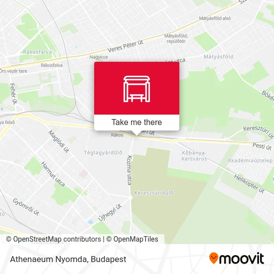 Athenaeum Nyomda map