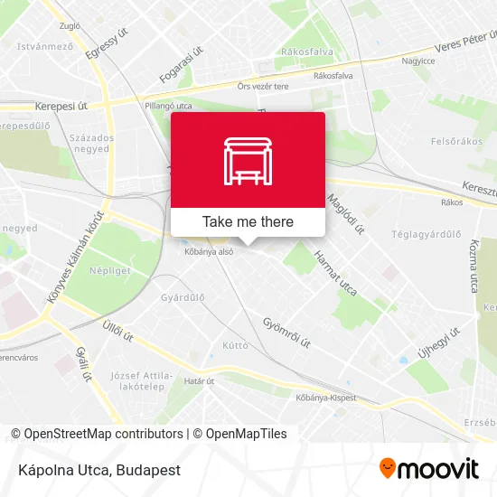 Kápolna Utca map