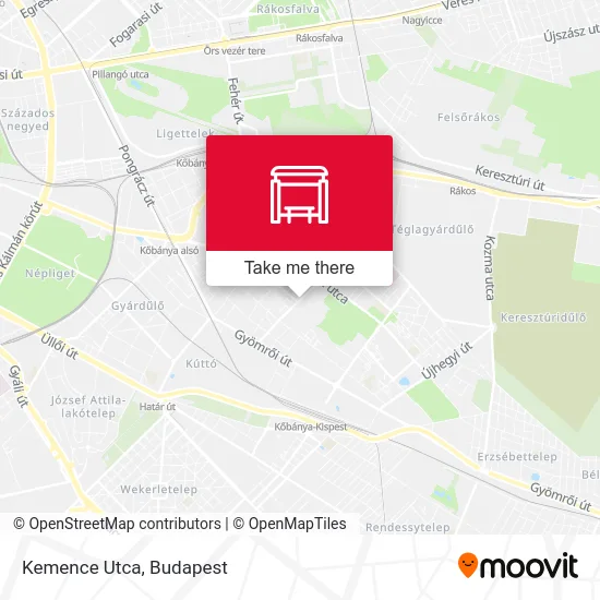 Kemence Utca map