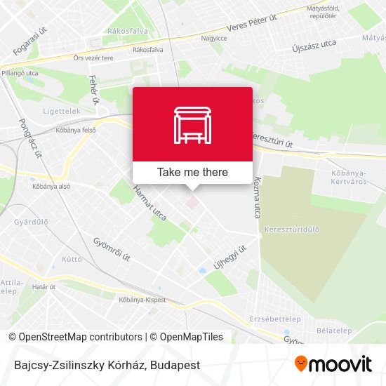 Bajcsy-Zsilinszky Kórház map
