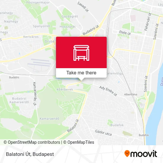 Balatoni Út map