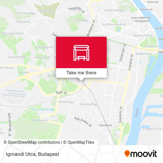 Igmándi Utca map