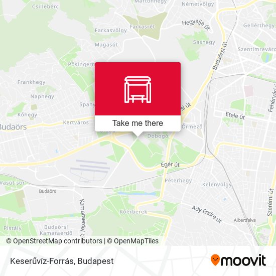 Keserűvíz-Forrás map