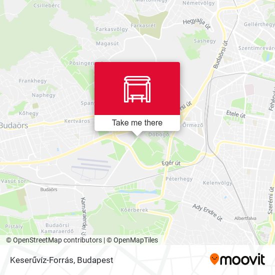 Keserűvíz-Forrás map