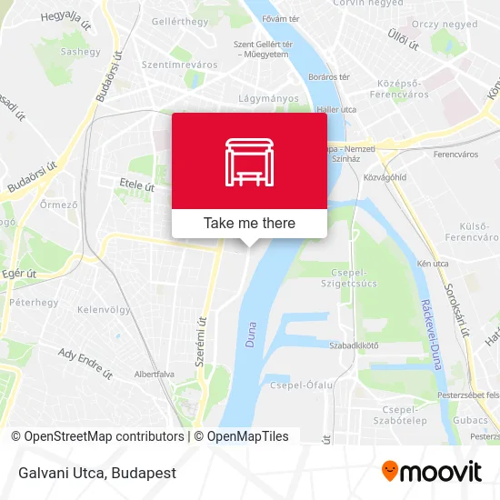 Galvani Utca map