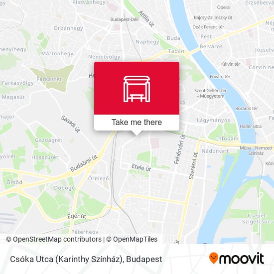 Csóka Utca (Karinthy Színház) map
