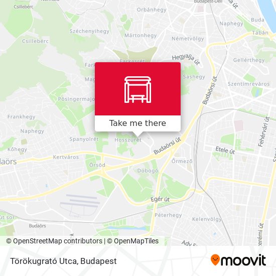 Törökugrató Utca map