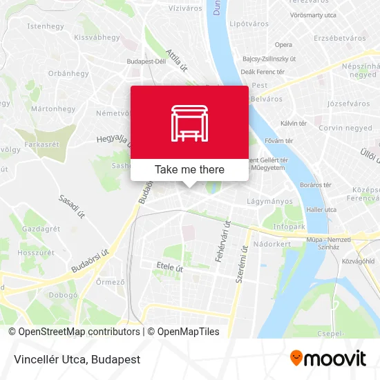 Vincellér Utca map
