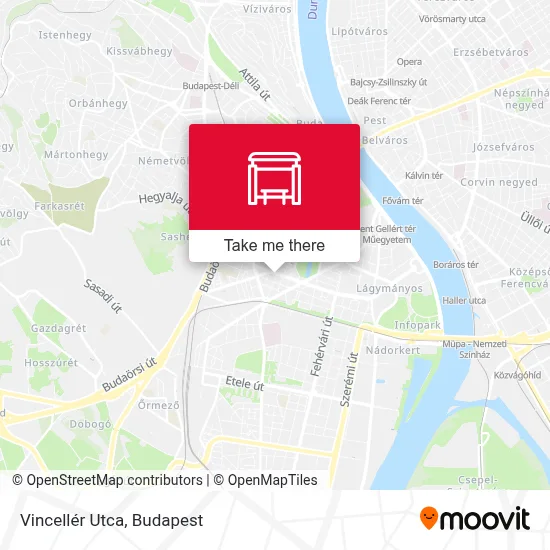 Vincellér Utca map