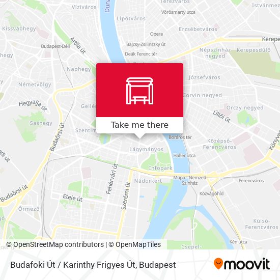Budafoki Út / Karinthy Frigyes Út map