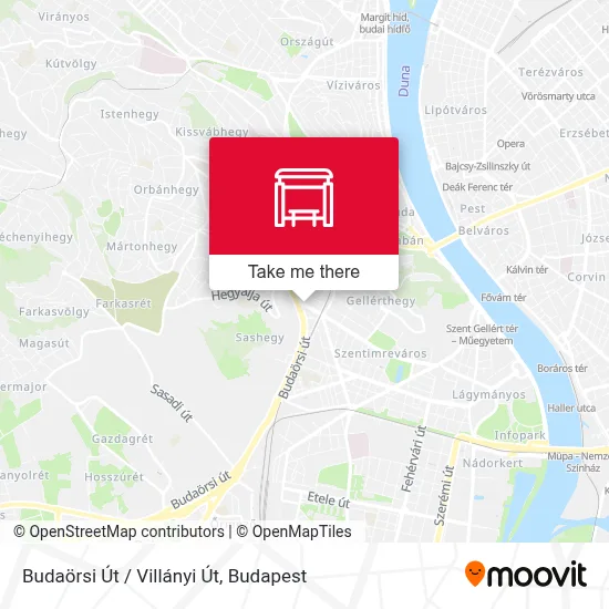 Budaörsi Út / Villányi Út map