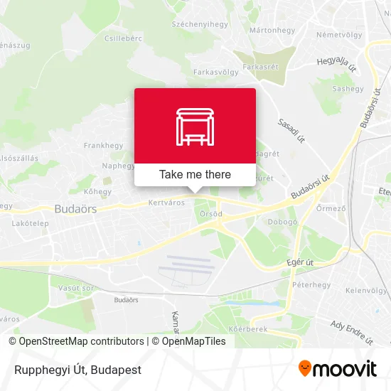 Rupphegyi Út map